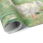 Berthe Morisot - Mädchen im Boot mit Gänsen Geschenkpapier (Rolleneckpunkt)