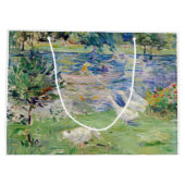 Berthe Morisot - Mädchen im Boot mit Gänsen Große Geschenktüte (Rückseite)