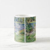 Berthe Morisot - Mädchen im Boot mit Gänsen Kaffeetasse (Mittel)