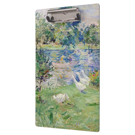 Berthe Morisot - Mädchen im Boot mit Gänsen Klemmbrett (Links)