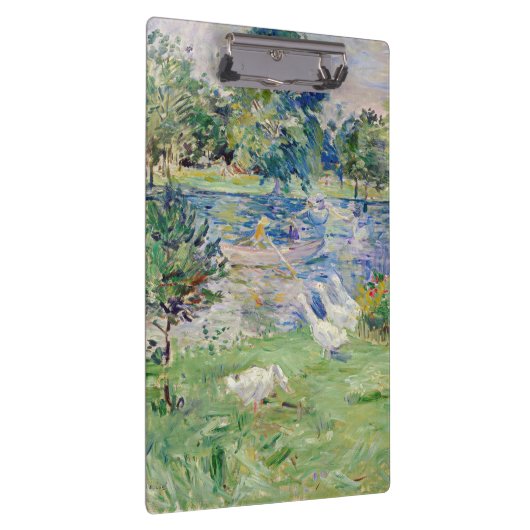 Berthe Morisot - Mädchen im Boot mit Gänsen Klemmbrett (Rechts)