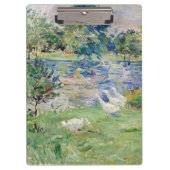 Berthe Morisot - Mädchen im Boot mit Gänsen Klemmbrett (Vorderseite)