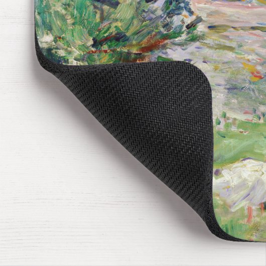 Berthe Morisot - Mädchen im Boot mit Gänsen Mousepad (Ecke)