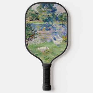 Berthe Morisot - Mädchen im Boot mit Gänsen Pickleball Schläger