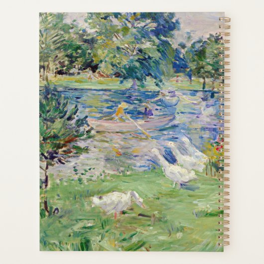 Berthe Morisot - Mädchen im Boot mit Gänsen Planer (Rückseite)