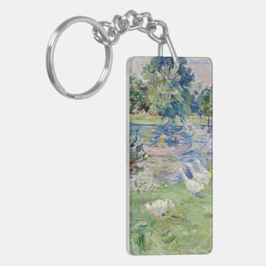 Berthe Morisot - Mädchen im Boot mit Gänsen Schlüsselanhänger (Vorderseite links)