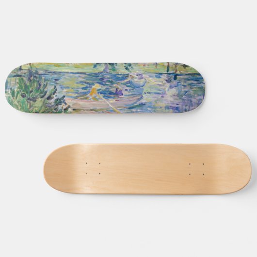 Berthe Morisot - Mädchen im Boot mit Gänsen Skateboard (Horizontal)