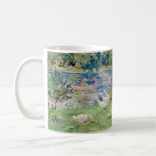 Berthe Morisot - Mädchen in einem Boot mit Gänsen Kaffeetasse