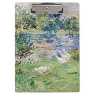 Berthe Morisot - Mädchen in einem Boot mit Gänsen Klemmbrett