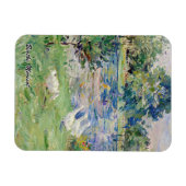 Berthe Morisot - Mädchen in einem Boot mit Gänsen Magnet (Horizontal)