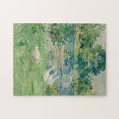 Berthe Morisot - Mädchen in einem Boot mit Gänsen Puzzle (Horizontal)