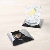 Berthe Morisot mit einem Bouquet aus Violetten, Ma Rechteckiger Pappuntersetzer (Vor Ort)