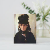 Berthe Morisot mit einem Bouquet von Violets, Mane Postkarte (Stehend Vorderseite)
