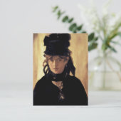 Berthe Morisot mit einem Bouquet von Violets Postkarte (Stehend Vorderseite)