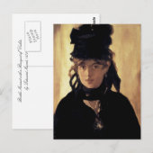 Berthe Morisot mit einem Bouquet von Violets Postkarte (Vorne/Hinten)