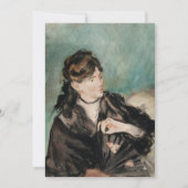 Berthe Morisot mit einem Fan | Édouard Manet (Vorderseite)