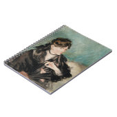 Berthe Morisot mit einem Fan | Édouard Manet Notizblock (Linke Seite)