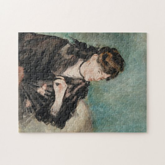 Berthe Morisot mit einem Fan | Édouard Manet Puzzle (Horizontal)