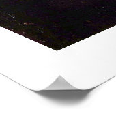 Berthe Morisot mit Violetten von Edouard Manet Poster (Ecke)