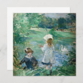 Berthe Morisot - Neben einem See Einladung (Vorne/Hinten)