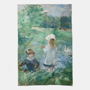 Berthe Morisot - Neben einem See Geschirrtuch