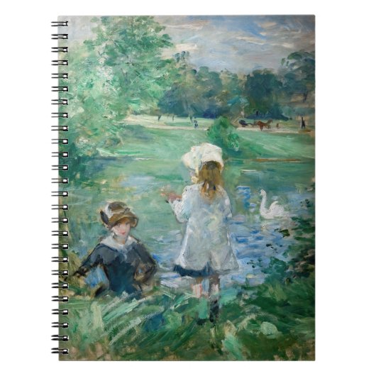 Berthe Morisot - Neben einem See Notizblock (Vorderseite)