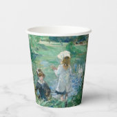 Berthe Morisot - Neben einem See Pappbecher (Rückseite)