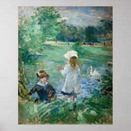 Berthe Morisot - Neben einem See Poster