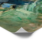 Berthe Morisot - Neben einem See Poster (Ecke)