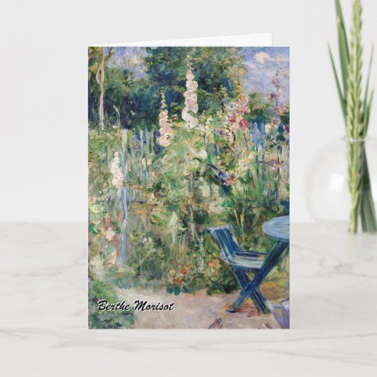 Berthe Morisot - Rose Tremieres Karte (Vorderseite)