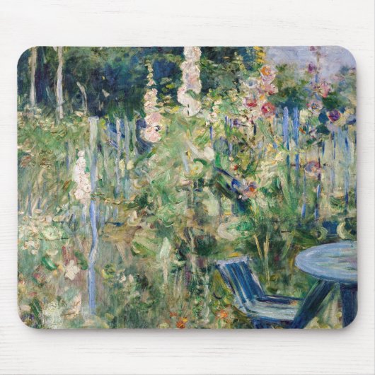 Berthe Morisot - Rose Tremieres Mousepad (Vorne)