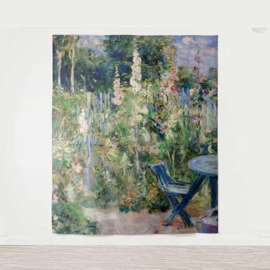 Berthe Morisot - Rose Tremieres Wandteppich (Vorderseite)