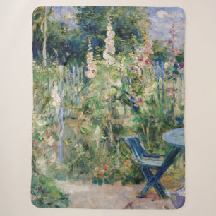 Berthe Morisot - Rosen / Stockrosen Sherpadecke