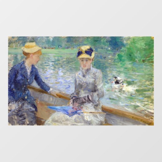 Berthe Morisot - Sommertag Fensteraufkleber (Blatt)