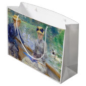 Berthe Morisot - Sommertag Große Geschenktüte (Rückseite Schrägansicht)