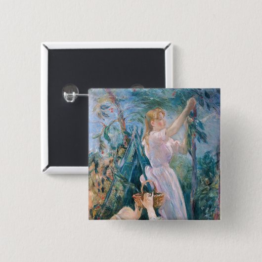 Berthe Morisot - The Cherry Picker Button (Vorne & Hinten)