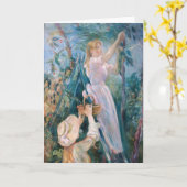 Berthe Morisot - The Cherry Picker Karte (Gelbe Blume)