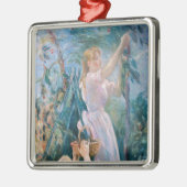 Berthe Morisot - The Cherry Picker Ornament Aus Metall (Links)