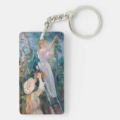 Berthe Morisot - The Cherry Picker Schlüsselanhänger (Rückseite)