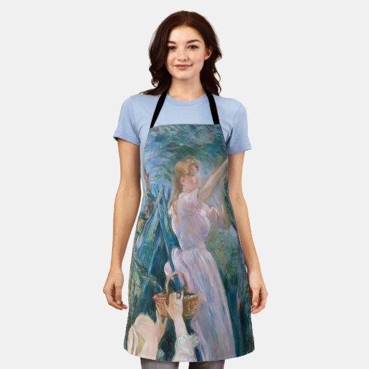 Berthe Morisot - The Cherry Picker Schürze (Getragen)