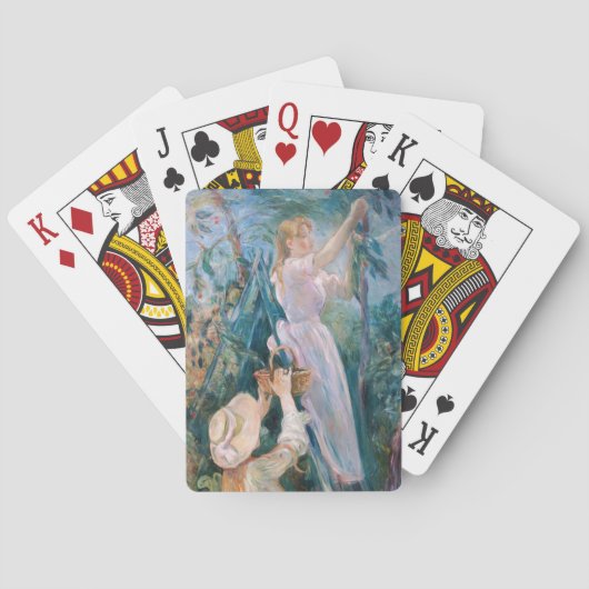 Berthe Morisot - The Cherry Picker Spielkarten (Rückseite)