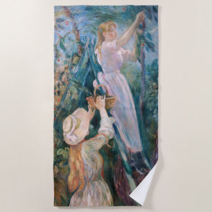 Berthe Morisot - The Cherry Picker Strandtuch