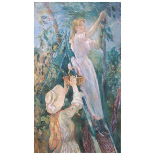 Berthe Morisot - The Cherry Picker Tischdecke (Vorderseite)
