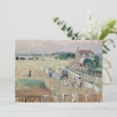 Berthe Morisot - Wäschewaschen nach Trocknen Einladung (Stehend Vorderseite)