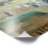 Berthe Morisot - Wäschewaschen nach Trocknen Fotodruck (Ecke)