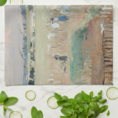 Berthe Morisot - Wäschewaschen nach Trocknen Geschirrtuch (Gefaltet)