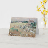 Berthe Morisot - Wäschewaschen nach Trocknen Karte (Gelbe Blume)