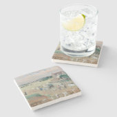 Berthe Morisot - Wäschewaschen nach Trocknen Steinuntersetzer (Seitenansicht)