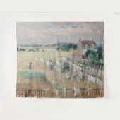 Berthe Morisot - Wäschewaschen nach Trocknen Wandteppich (Vorderseite (Horizontal))