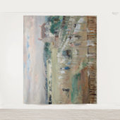 Berthe Morisot - Wäschewaschen nach Trocknen Wandteppich (Vorderseite)